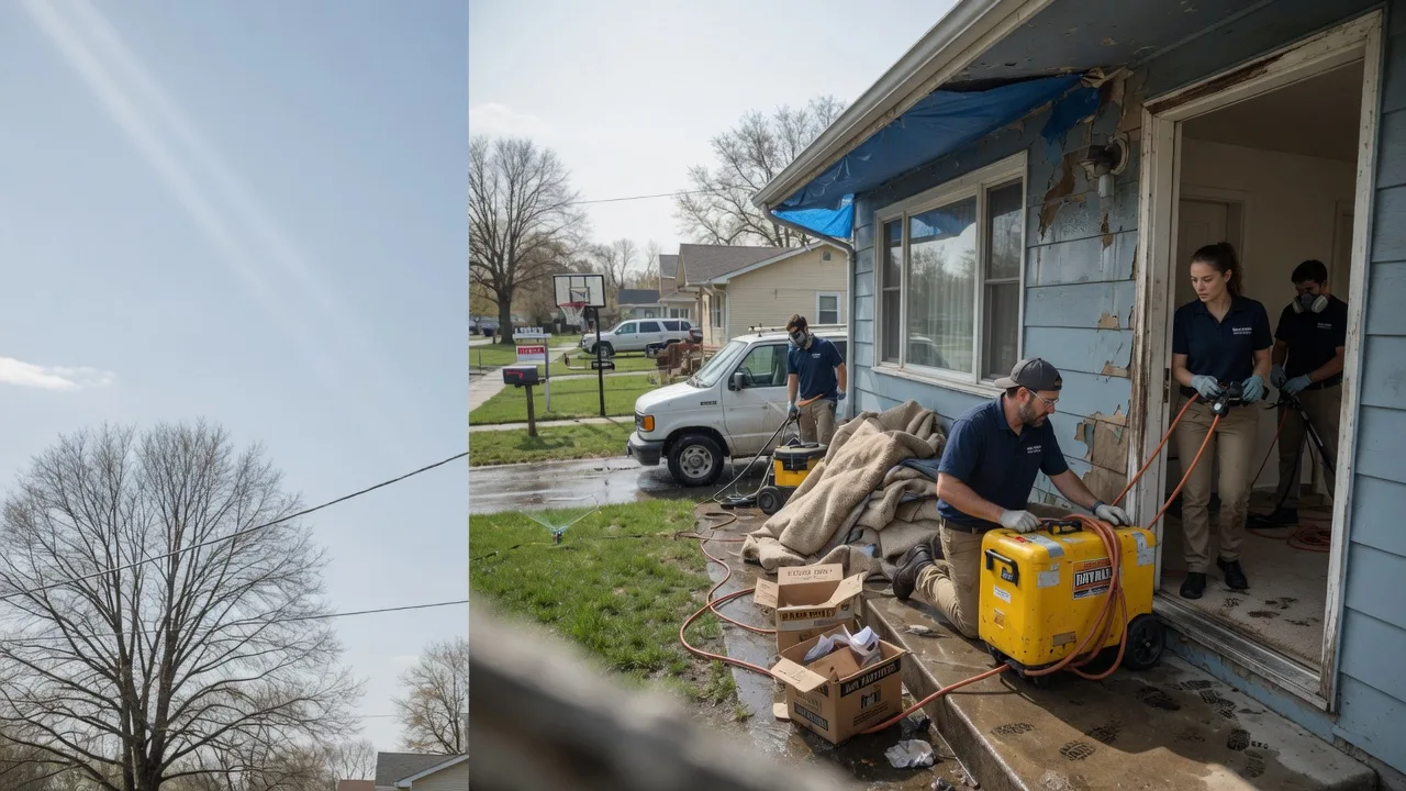 Basement Flood Cleanup in Meridian, TX near me